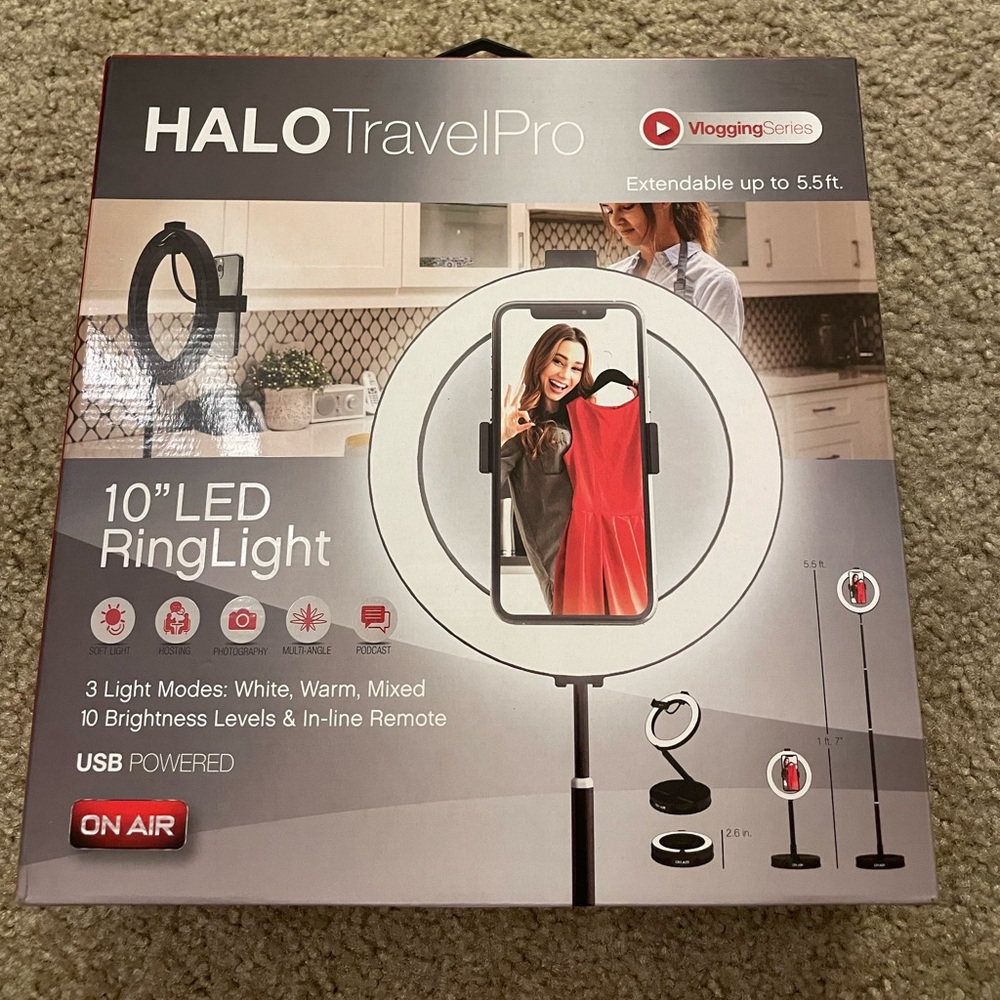 Halo Travel Pro Ring Light